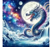 Cloud Dragon 35 Piece Jigsaw Puzzles for Adults and Kids, Impossible Puzzle, Jigsaws 35 pieces for adults Gifts, Difficult jigsaw puzzles for The Whole Family