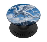 Cloud Dragon Sky Formation Hidden Creature Mystery Graphic PopSockets Adhesive PopGrip