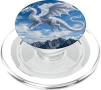 Cloud Dragon Sky Formation Hidden Creature Mystery Graphic PopSockets PopGrip for MagSafe