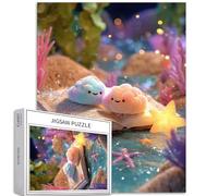 Cloud Elf 1000 Piece Jigsaw Puzzles for Adults Fantasy Underwater World Art Jigsaw Puzzle Colorful DIY Puzzles for Home Decoration Gifts Family Puzzle Perfect for Game Nights 50×70cm