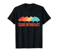 Cloud Enthusiast Retro Colorful Cloud Design T-Shirt