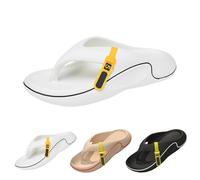 Cloud Flip Flops Sliders Women Men Slippers Clearance Size 7.5 Non-Slip Super Soft Pillow Slides Slippers Memory Foam Sliders Bathroom Pool Beach Shower Sandals for Summer White Footwear