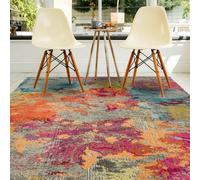 Cloud Galactic Abstract Geometric Modern Cotton Backing Rug For Living Room Bedroom And Dining Room-120Cm X 170Cm