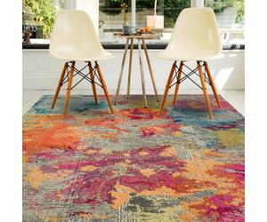 Cloud Galactic Abstract Geometric Modern Cotton Backing Rug For Living Room Bedroom And Dining Room-200Cm X 300Cm