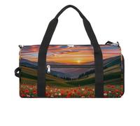 Cloud Garden at Sunset Gym Bag for Men Women, Waterproof Gym Tote Bags, Large Duffel Bag for Travel Workout
