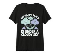 Cloud Gazing Relaxing Sky Watching Dreamy Nature Vibes Premium T-Shirt