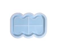 Cloud Heart Flower Shape Tray Molds with Edge Jewelry Tray Holder Mold Plate Dish Container Resin Casting Epoxy Resin Molds for Beginners Jewelry Organizer Mold Decoration