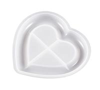 Cloud Heart Shaped Silicone Tray Mold Space Saving Flower Plate Dish Resin Mold Oval Shape Dish Home Ornament Cloud Plate Silicone