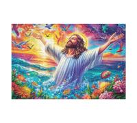 Cloud Holy Light Angel 1000 Piece Complete DIY Jigsaw Puzzle Haze Radiance Cosmos Collectors Mind Relaxation Educational Decorative Puzzle Gifts for Adults Recycled Cardboard 1000 PCS
