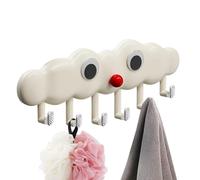 Cloud Hooks For Wall - Cartoon Behind Door Coat Hooks | Wall Hooks | Heavy Duty No Drilling Clothes Hook | Space Saving Hooks | Fun