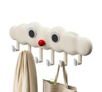 Cloud Hooks For Wall, Cartoon Coat Hooks, Behind The Door Coat Hooks, Space-saving Coat Hooks, Funny Towel Hook, Wall Hooks, Living Room Coat Hooks, Bathroom Towel Hooks, Cloud-shaped Wall Hooks