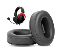 Cloud II Earpads Cushion Replacement for HyperX Cloud II/Cloud Pro/Stinger/Alpha/Flight/Flight S Headsets Ear Covers with Protein Leather and Memory Foam