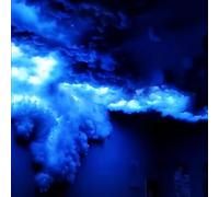 Cloud Light 3D RGB LED Thunder, Multicolor Changing Atmosphere Clouds Wall Sconce, Remote Controlled Smart Night Lights, 16ft Clouds Cotton Light Strip