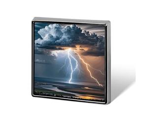 Cloud Lightning Lapel Pin Brooches Square Fashion Brooch Pin Cute Button Badges Alloy Button Pins Enamel Pins Metal Pinback for Hat Shirt Clothing Bags