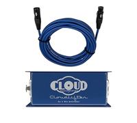 Cloud Microphones - Cloudlifter CL-1 Mic Activator Bundle with Get Lifted Studio Cable Blue w/Gold XLR (2 items) (25ft)