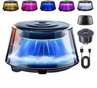 Cloud Mist Car Diffuser, 2025 Upgrade Intelligent Diffuser, Smart Car Air Freshener, Premium Scenic Fragrance Car Freshener, Rechargeable, Auto On/Off, Adjustable Intensity, 6 Colors Ambient Light