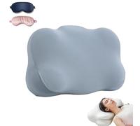 Cloud Neck Pillow - Ergonomic Memory Foam Pillow with Adjustable Support and Breathable Cover; Designed for Side, Back, and Stomach Sleepers.