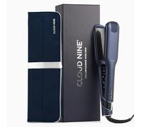 CLOUD NINE Contouring Wide Iron Hair Straightener | Curved Plates Variable Temperature Control | Curvd Sericit