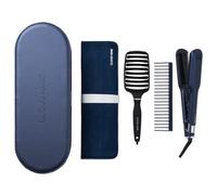 Cloud Nine Contouring Wide Iron wide hair straightener with curved plates 1 pcs, Blue