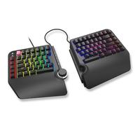 Cloud Nine ErgoTKL Ergonomic Tenkeyless Mechanical Keyboard for PC - Kailh Red - TKL RGB Backlit Ergo Split Key Board