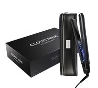 CLOUD NINE The Original Iron Black Hair Straightener Giftset | Variable Temperature Control Quick Heat Touch Technology Ceramic Floating Plates Spring