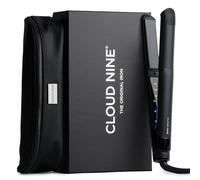 CLOUD NINE The Original Iron Black | Hair Straighteners for Women | Professional Ceramic Hair Straightener Giftset | 11 Temperature Settings 100-200°C | Revive Mode | Frizz Control