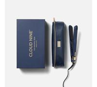 CLOUD NINE The Original Iron Blue Hair Straightener Giftset | Variable Temperature Control Quick Heat Touch Technology Ceramic Floating Plates Spring