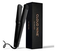 CLOUD NINE The Wide Iron Hair Straightener | Ceramic Floating Plates Cushion Spring Flex Technology | Variable Temperature Control 100°C - 200°C | Professional Design for Range of Hair Types