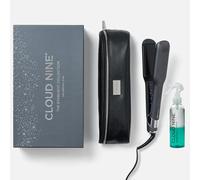 CLOUD NINE The Wide Iron Hair Straightener Starlight Collection Grey | Variable Temperature Control | Revive Mode Mineral-Infused Plates | Digital Display 360° Swivel Cord | Magical Potion 200ml