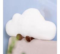 Cloud Pillow, Cartoon Clouds Shaped Throw Pillows, Waist Rest Cushion, Bedrest Reading Pillows, Chair Back Support for Bedroom, Office, Car