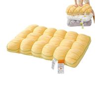 Cloud Pillow, Cooling Marshmallow Pillow for Adults, Cloud-Like Sleeping Pillows for Side and Back Sleepers, Lightweight Breathable Bed Pillows for Bedroom, Sofa, and Travel (Yellow, 72 * 48 * 12cm)
