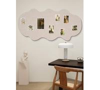 Cloud Pin Board Wall Mounted Cork Boards,Felt Message Panels with Push Pin,Cork Bulletin Board Wall Boards for Walls Thick Photos Memos Office Notes (White)