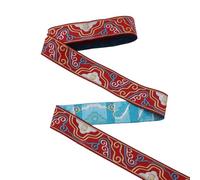 Cloud Print Embroidery Applique 1.70M Long Washable Sewing Fabric Ribbon for Traditional Costume Dressmaking Decoration Traditional Pattern Ribbon