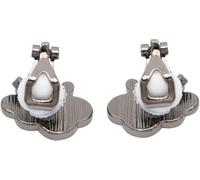 Cloud Raindrops Shape Ear Clips Hypoallergenic Material, Handcrafted Craftsmanship, Exquisite Detail Women, White Drop Dangle Earrings Non-piercing, Lightweight Lady Jewelry Suitable for Daily Wear