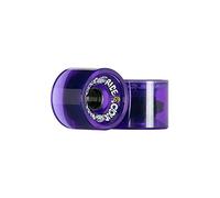 Cloud Ride! Wheels Cruiser 69mm 78A Longboard Wheels, Clear Purple