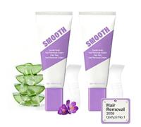 Cloud Sense Hair Removal Cream, Cloudsense Gentle Flawless Hairs Remover for Smooth Skin, Painless Bikini Gel to Men and Women Sensitive Skin Facial Intimate Fast-Acting with Aloe (100G, 2PACK)