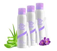 Cloud Sense Hair Removal Mousse, Gentle Hair Remover Spray With Spatula, Aloe Vera Depilatory Spray For Sensitive Skin, Fast-Acting With Aloe Vera, Gentle & Soothing For Body, Legs, Face (3 PCS)