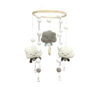 Cloud Serving Wind Chime Pendant For Wall Decoration(Grey)