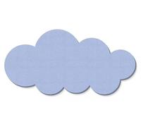 Cloud Shape Bulletin Board,Self Adhesive Corkboard Alternative Felt Memo Board,Home Office Wall Decor,Felt Vision Board for Photos Message (Light Blue,60x30cm)