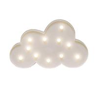 Cloud Shape LED Night Light Battery Powered Decorative Light for Kids Baby Room (White)