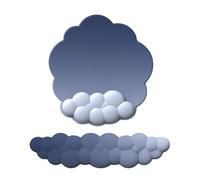Cloud Shape Wrist Rest Pad Base Colorful PU Soft Memory Foam Mat For Gaming Mousepad Travel Pad