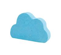 Cloud Shaped Bath Fizzy for Warm Water Soak, Bath Salt Ball with Rainbow Foam Effect for Shower Time, 1 Count Cloud Shaped Fizzy Bubble Soak Colorful Foam Salt Ball Single Tub Home Routine Warm