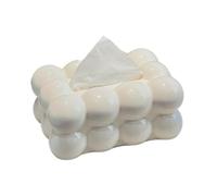 Cloud-Shaped Plastic Tissue Box Holder - Stylish Home Decor for Kitchen, Bedroom & Living Room | Decorative Item for Living Room and Bedroom(White)