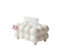 Cloud-Shaped Plastic Tissue Holder Solid Color Creative Paper Boxes Car Box