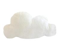 Cloud Shaped Throw Pillow - Nordic Style Back Cushion With PP Cotton, Portable Plush Cushion for Bedroom, Office, Car, Sofa Reading - White, M