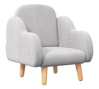 Cloud-Shaped Toddler Armchair, Kids Mini Chair for Playroom, Bedroom - Grey