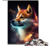 Cloud Shiba Inu Dog 1000 Piece Jigsaw Puzzles for Adults Gifts, Challenging Game And Family Play Artists Collection, Fine Art for Age 14 Years Up (50x75cm)