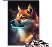 Cloud Shiba Inu Dog Puzzles for Teenagers Teens 2000pc Puzzle, Staycation Kill Time Every Piece Is Unique - Challenging Family Fun Game (70x100cm)