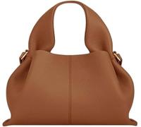 Cloud Silhouette Handbag Designer Crossbody Bag For Women Leather Shoulder Bag Clutch Bag(Camel)