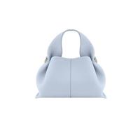 Cloud Silhouette Leather Handbag，Leather Dumpling Clutch Purse, Retro Crossbody bag，Casual Dumpling Hobo Bag (Glacier Blue,Medium)